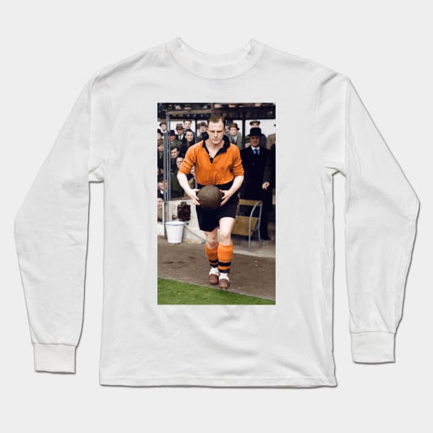 Stan Cullis of Wolverhampton Long Sleeve T-Shirt by AndythephotoDr